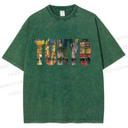 Unisex Tokyo Printed Washed Tee
