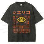 Unisex Initiating Stream Printed Washed Tee