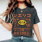 Unisex Initiating Stream Printed Washed Tee