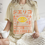 Unisex Initiating Stream Printed Washed Tee