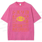Unisex Initiating Stream Printed Washed Tee