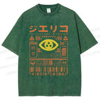 Unisex Initiating Stream Printed Washed Tee