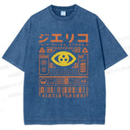 Unisex Initiating Stream Printed Washed Tee