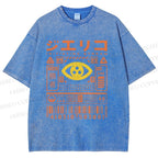 Unisex Initiating Stream Printed Washed Tee