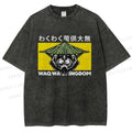 Unisex Waq Waq Kingdom Printed Washed Tee