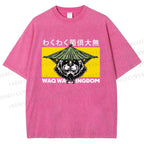 Unisex Waq Waq Kingdom Printed Washed Tee