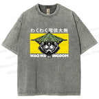 Unisex Waq Waq Kingdom Printed Washed Tee