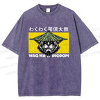 Unisex Waq Waq Kingdom Printed Washed Tee