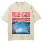 Mt Fuji Fuji-san Vintage Washed T-shirt