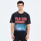 Mt Fuji Fuji-san Vintage Washed T-shirt