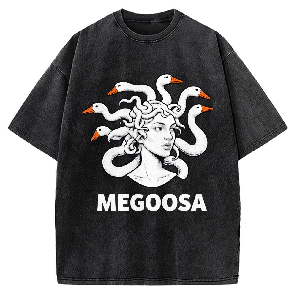 MEGOOSA Vintage Washed T-shirt