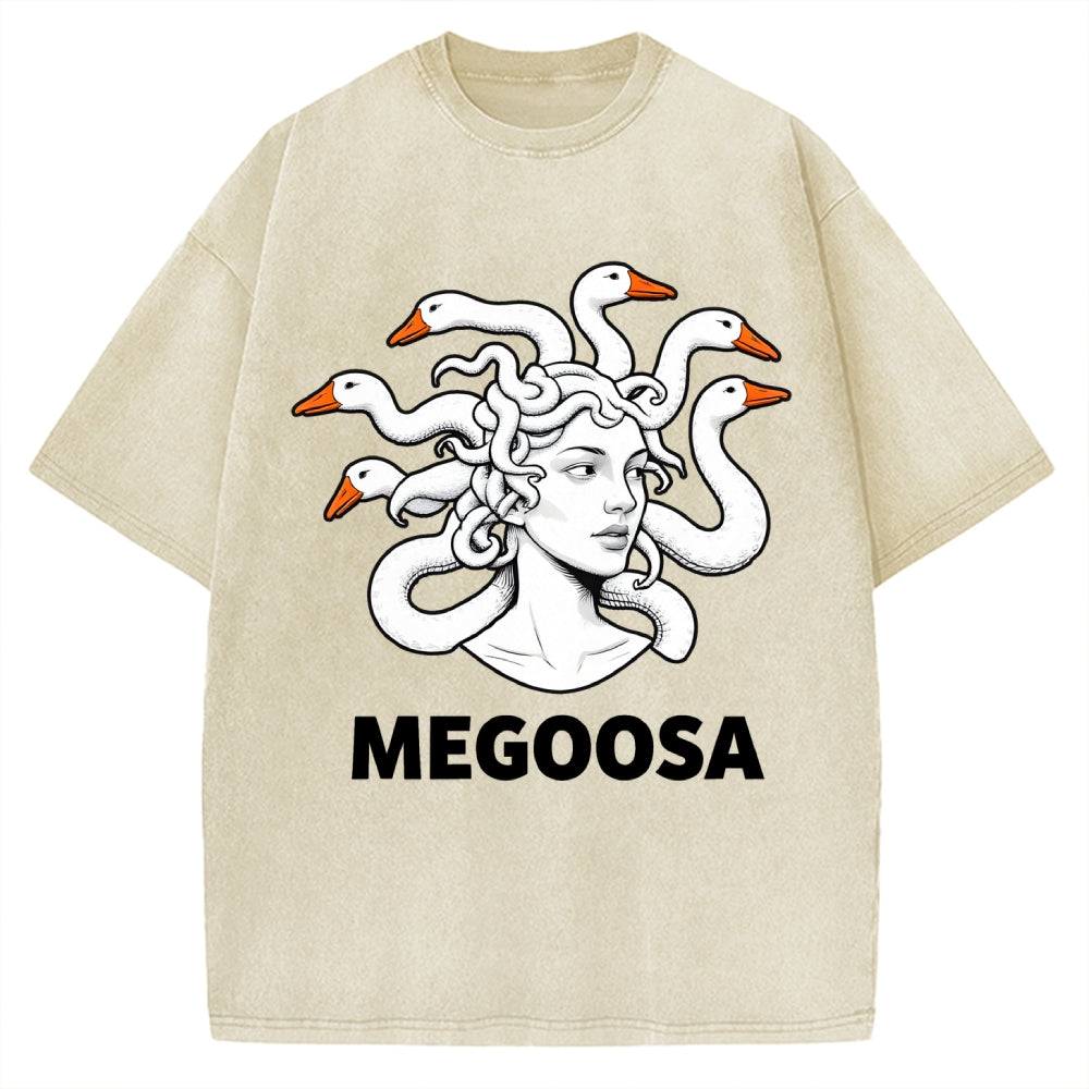 MEGOOSA Vintage Washed T-shirt