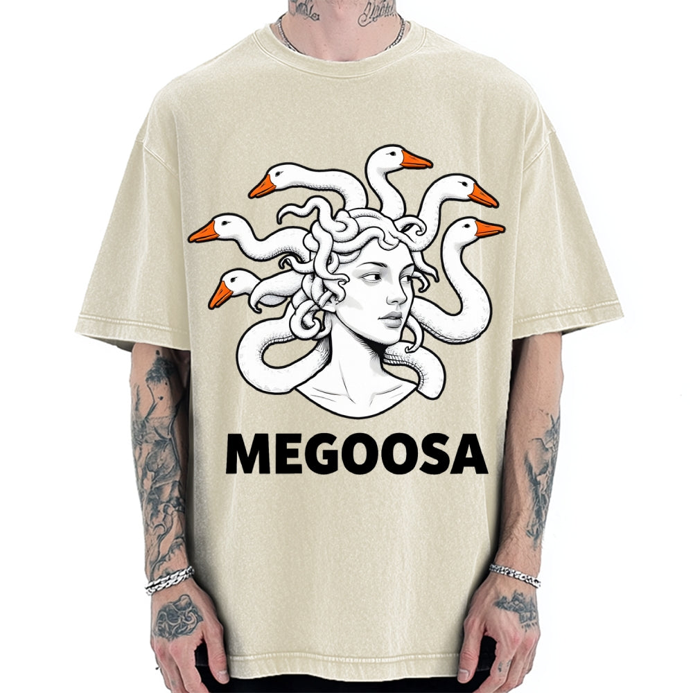 MEGOOSA Vintage Washed T-shirt