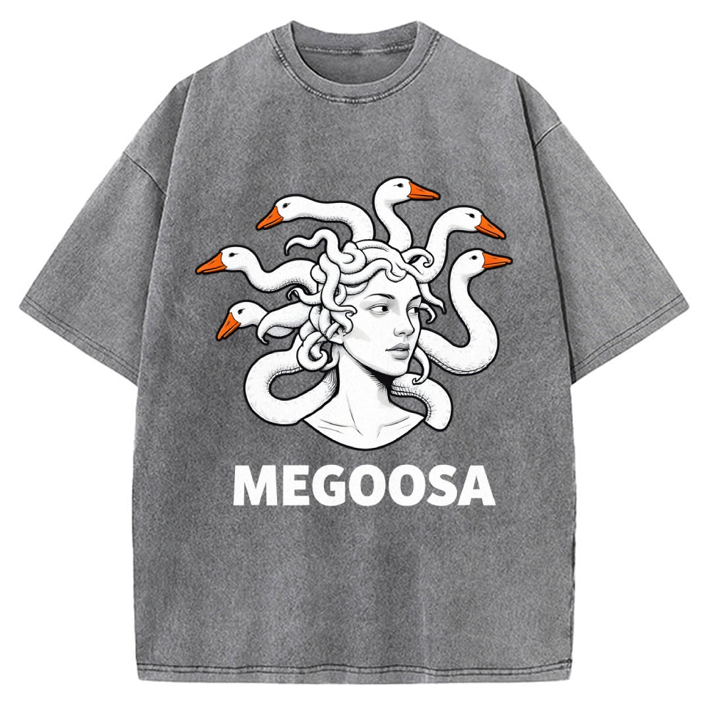 MEGOOSA Vintage Washed T-shirt
