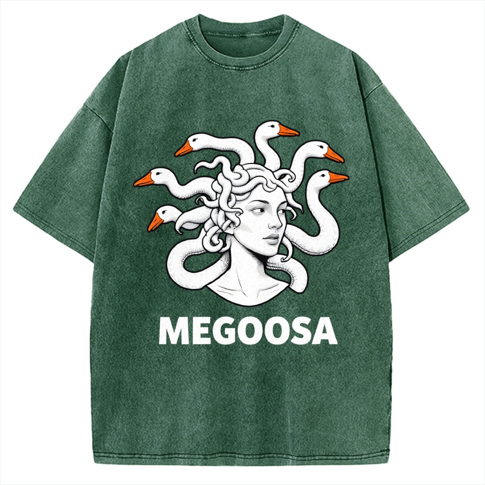 MEGOOSA Vintage Washed T-shirt