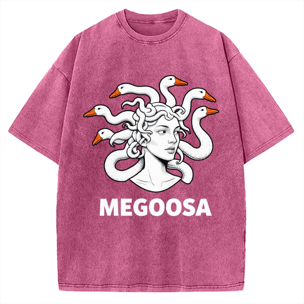 MEGOOSA Vintage Washed T-shirt