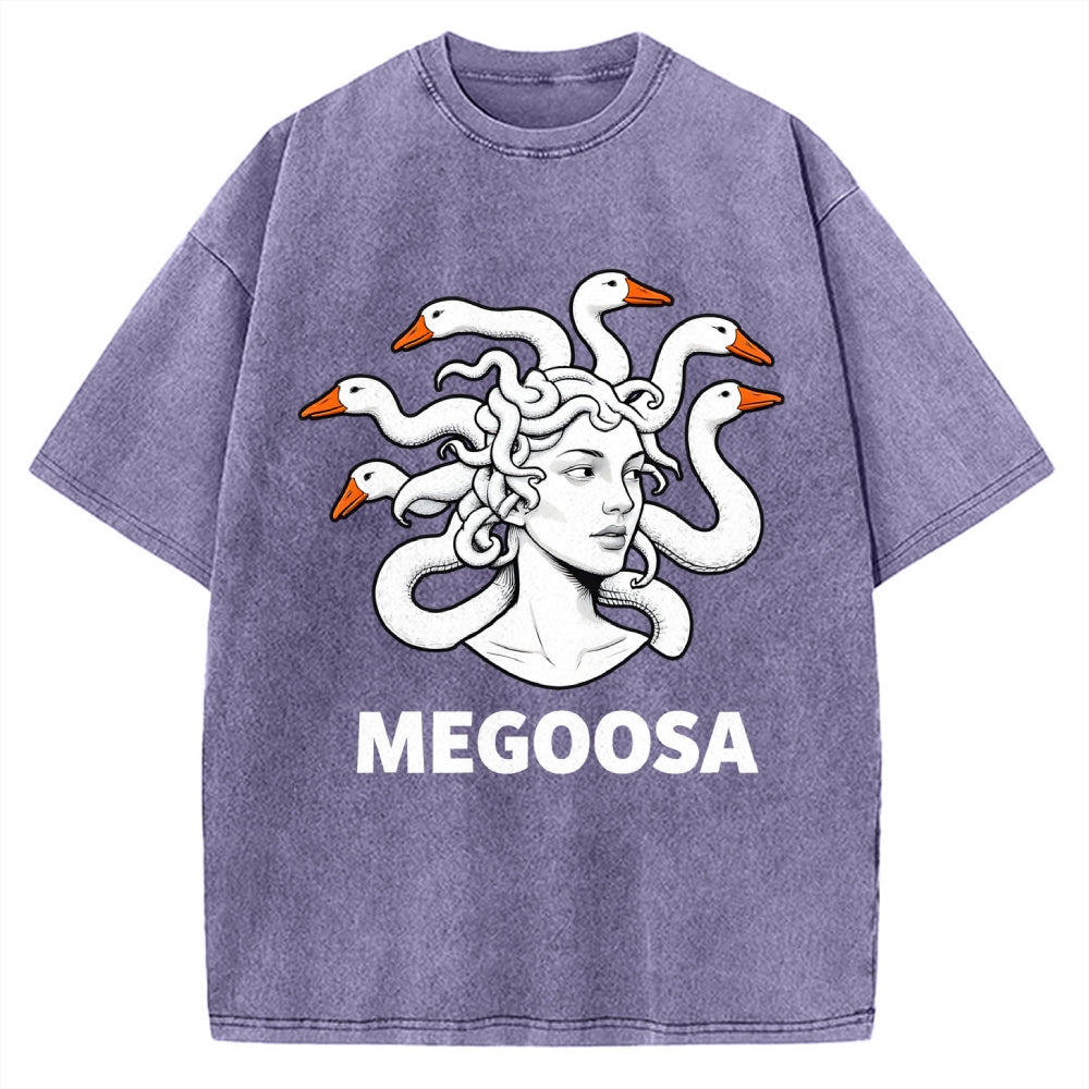 MEGOOSA Vintage Washed T-shirt