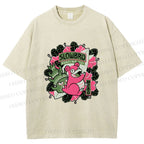 Unisex Vintage Slowbro Printed Washed Tee