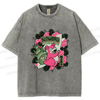 Unisex Vintage Slowbro Printed Washed Tee