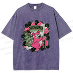 Unisex Vintage Slowbro Printed Washed Tee