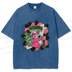 Unisex Vintage Slowbro Printed Washed Tee