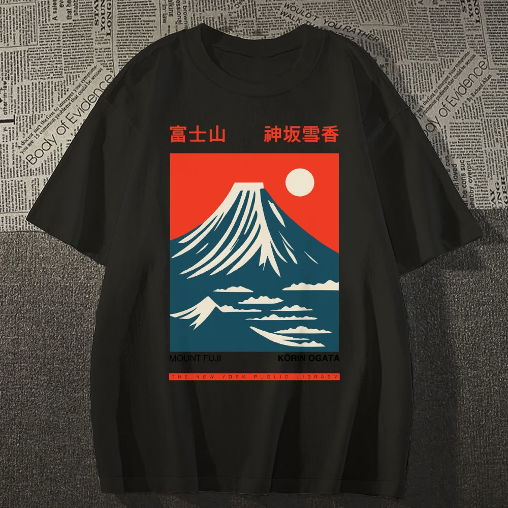 Mount Fuji Japanese Style Classic Tee