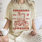 Unisex Yokohama Printed Washed Tee