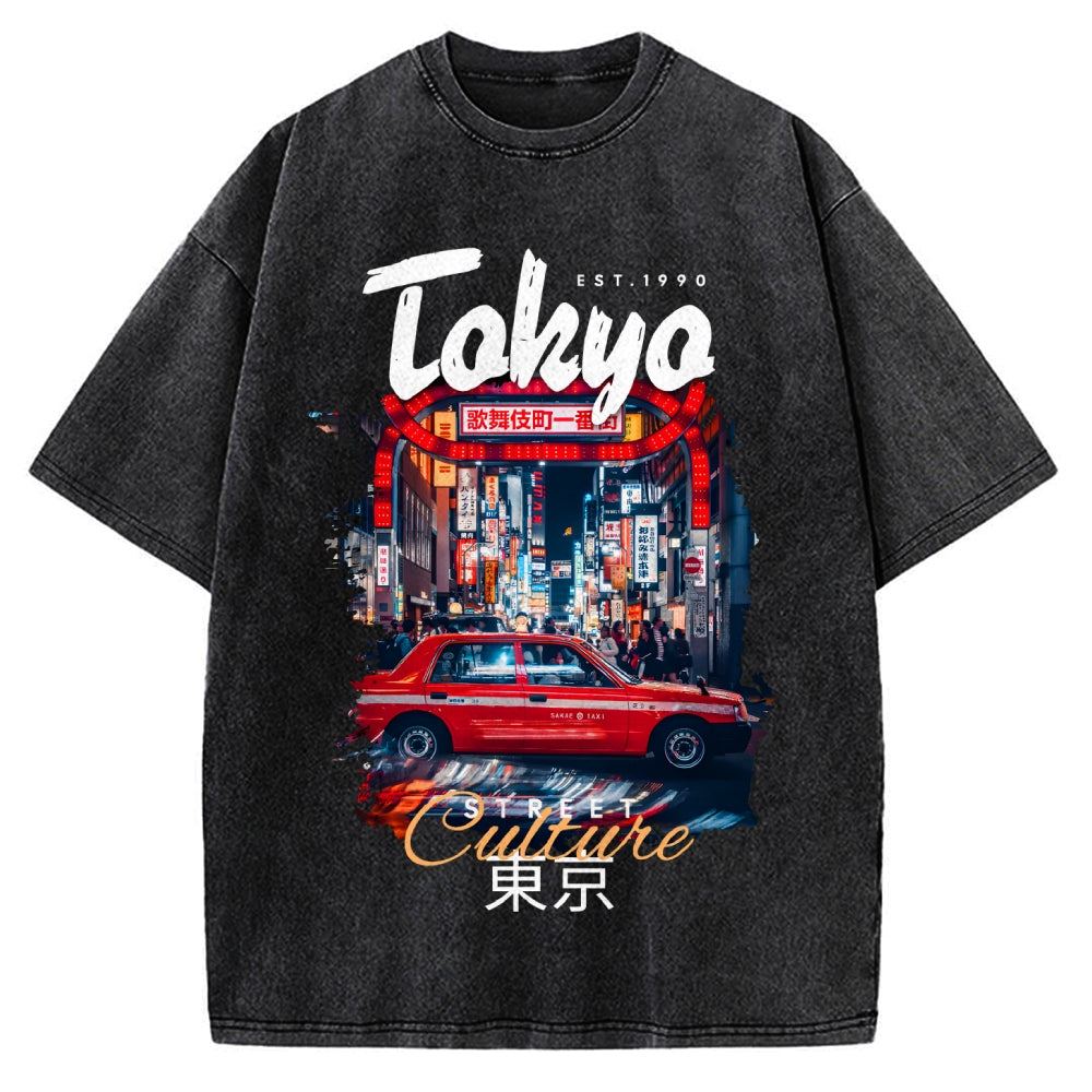 Tokyo - Street Culture Vintage Washed T-shirt