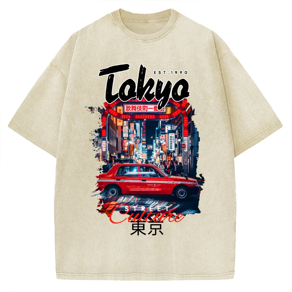 Tokyo - Street Culture Vintage Washed T-shirt