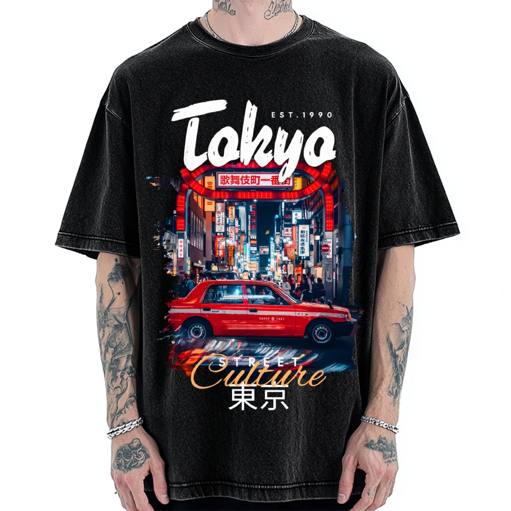 Tokyo - Street Culture Vintage Washed T-shirt