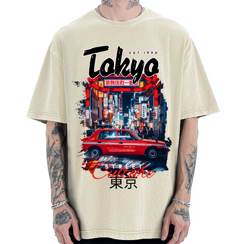 Tokyo - Street Culture Vintage Washed T-shirt