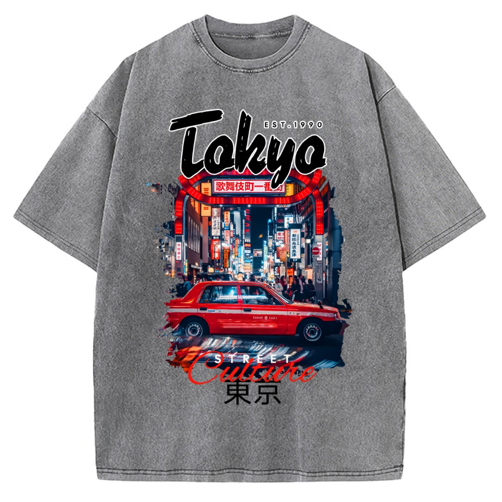Tokyo - Street Culture Vintage Washed T-shirt