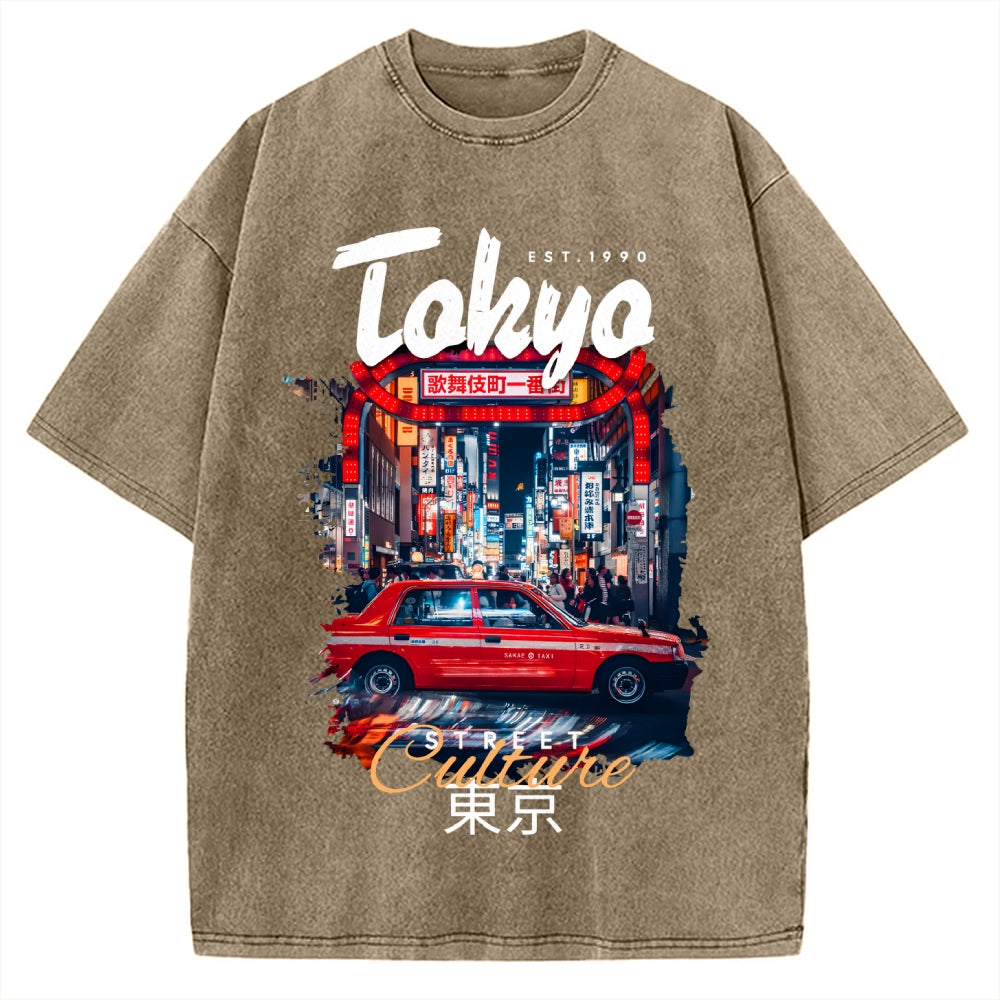Tokyo - Street Culture Vintage Washed T-shirt