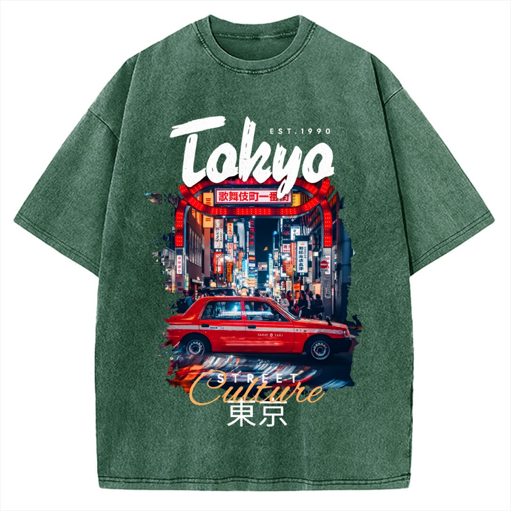 Tokyo - Street Culture Vintage Washed T-shirt