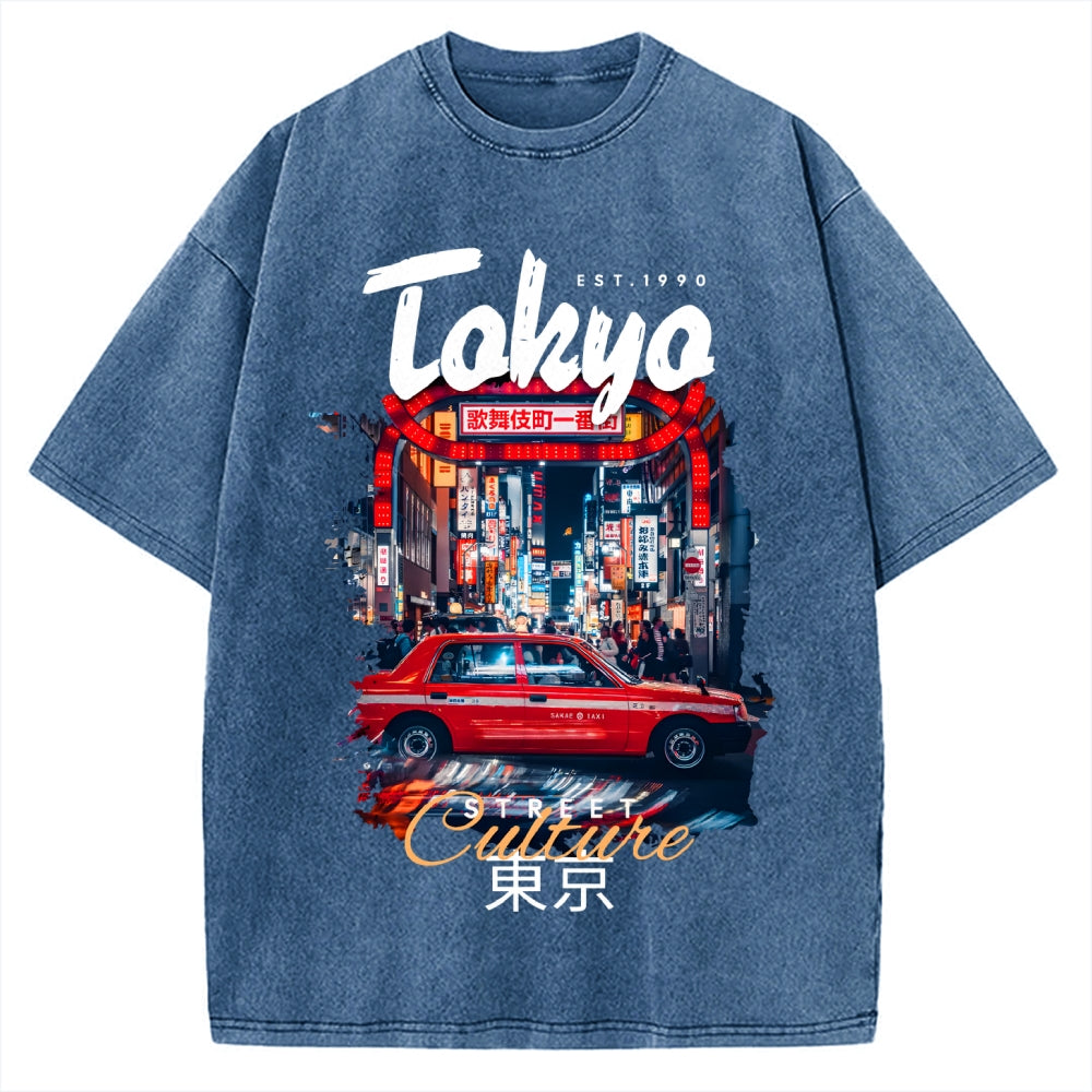 Tokyo - Street Culture Vintage Washed T-shirt
