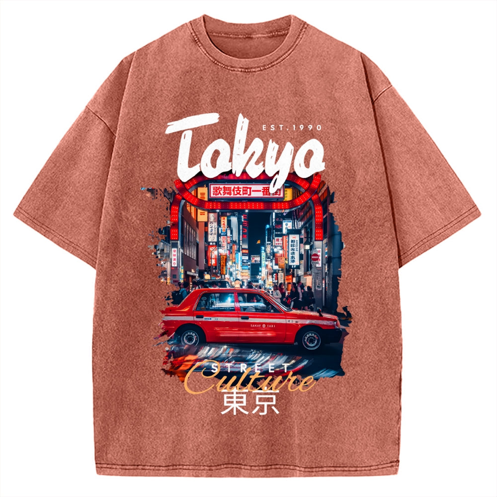 Tokyo - Street Culture Vintage Washed T-shirt