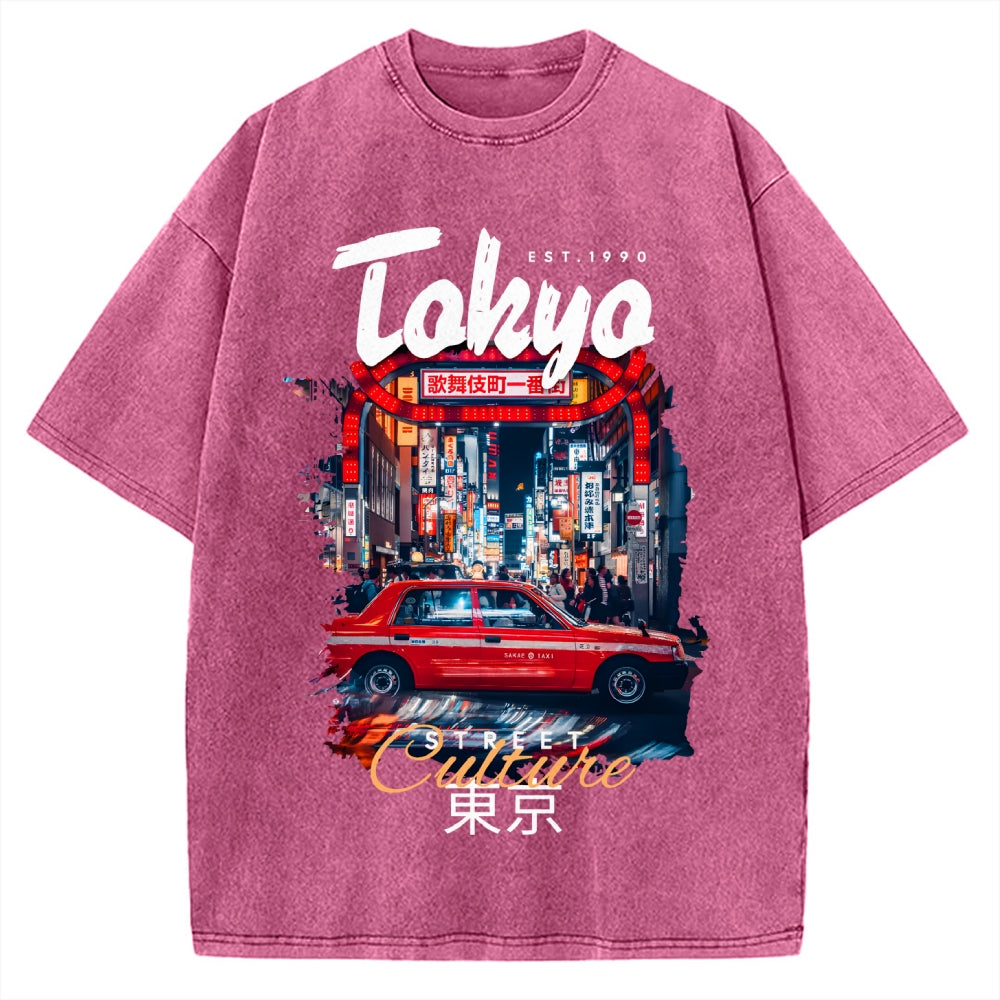Tokyo - Street Culture Vintage Washed T-shirt