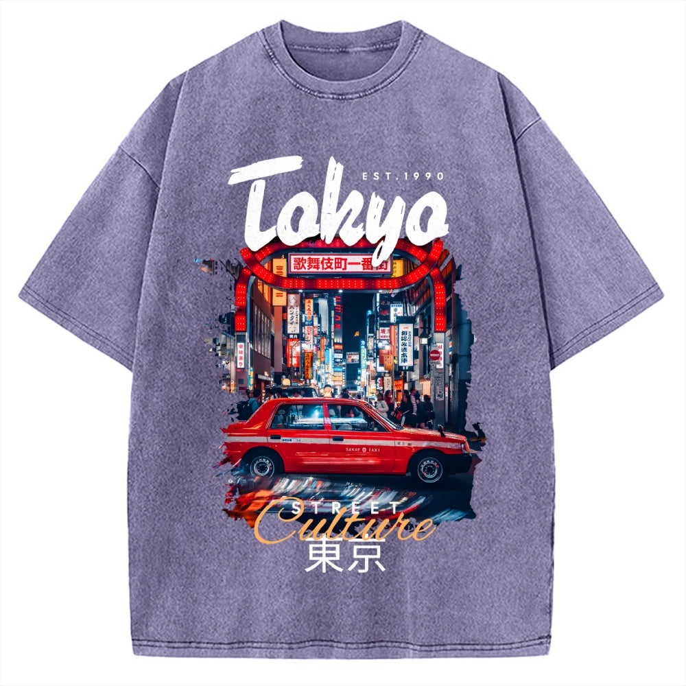 Tokyo - Street Culture Vintage Washed T-shirt