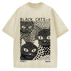 Tokyo Black Cats Vintage Washed T-shirt