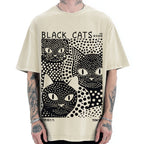 Tokyo Black Cats Vintage Washed T-shirt