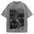 Tokyo Black Cats Vintage Washed T-shirt