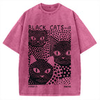Tokyo Black Cats Vintage Washed T-shirt