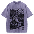 Tokyo Black Cats Vintage Washed T-shirt