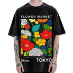 Tokyo Flower Market Vintage Washed T-shirt