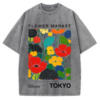Tokyo Flower Market Vintage Washed T-shirt
