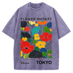 Tokyo Flower Market Vintage Washed T-shirt