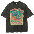 Unisex Dragon Quest Monsters Printed Washed Tee