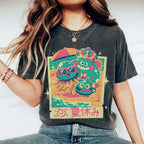 Unisex Dragon Quest Monsters Printed Washed Tee