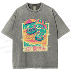 Unisex Dragon Quest Monsters Printed Washed Tee