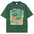 Unisex Dragon Quest Monsters Printed Washed Tee